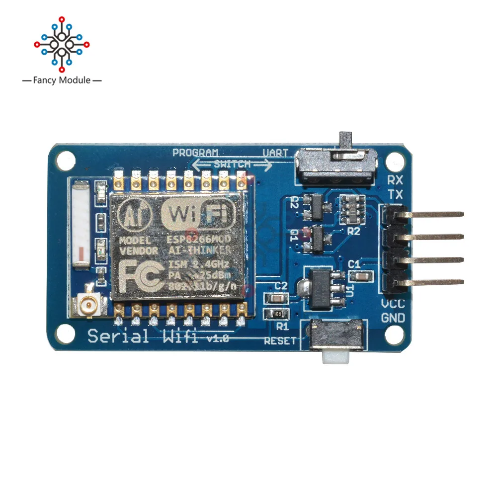 ESP8266 ESP 07 ESP07 беспроводной модуль WIFI приемопередатчик 3.3V5V 8N1 TTL UART контроллер порта