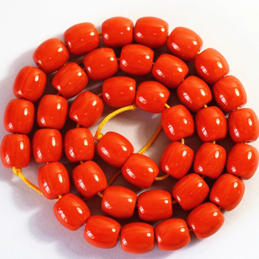 Лидер продаж бусины из оранжево-красной смолы для поделок 9 Х9 мм 10 х10 12 х12