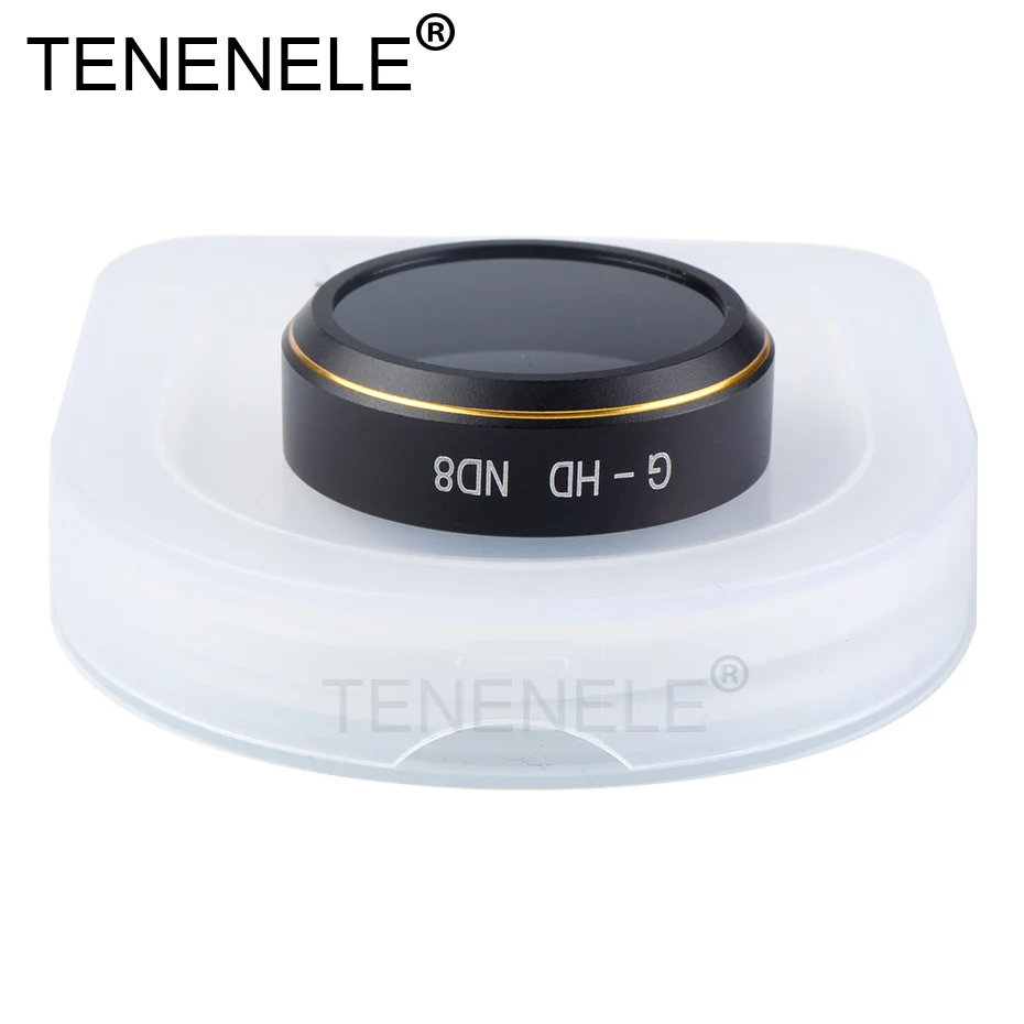 ND8 Filter TENENELE для Phantom 4 Pro фильтр для дрона ND 4 8 16 круговой PL поляризационные фильтры для DJI Phantom 4 Pro Plus/дополнительные аксессуары - Цвет: ND8 Filter
