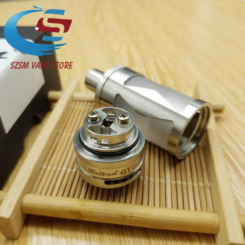 Новый Taifun GT3 mini RTA 2 5 мл ремонтный бак 316 из нержавеющей стали атомайзер с