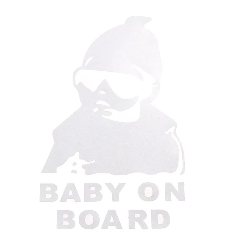 Автомобильная наклейка BABY ON BOARD 14 Х9 см предупреждающая для Buick Regal Lacrosse Excelle
