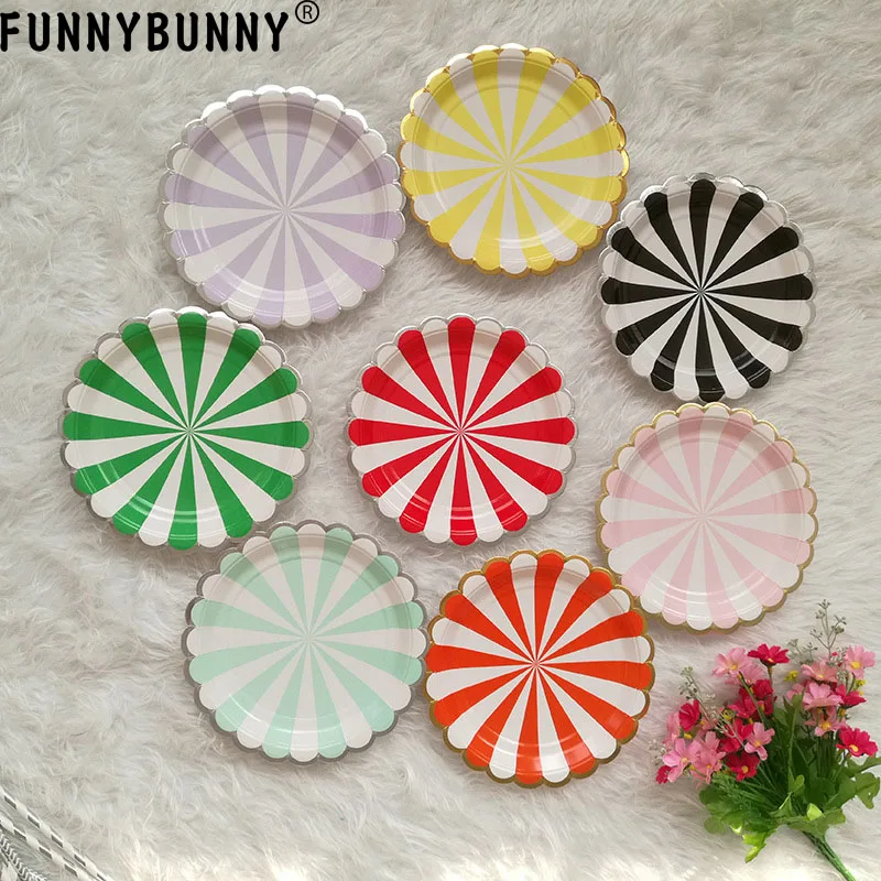 FUNNYBUNNY день рождения, одноразовая тарелка, детские товары для дня рождения