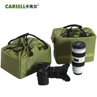 careell video camera liner bag inserts compartments case for canon nikon digital slrdslr cameras sony rx100 and lens c305