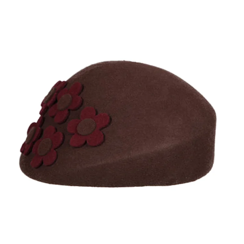 FS Зимние черные сапоги коричневый 100% Австралия Шерсть Французский Берет шляпы