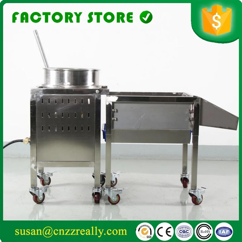 

Stainless steel commercial industrial gas America ball shape popcorn making machine
