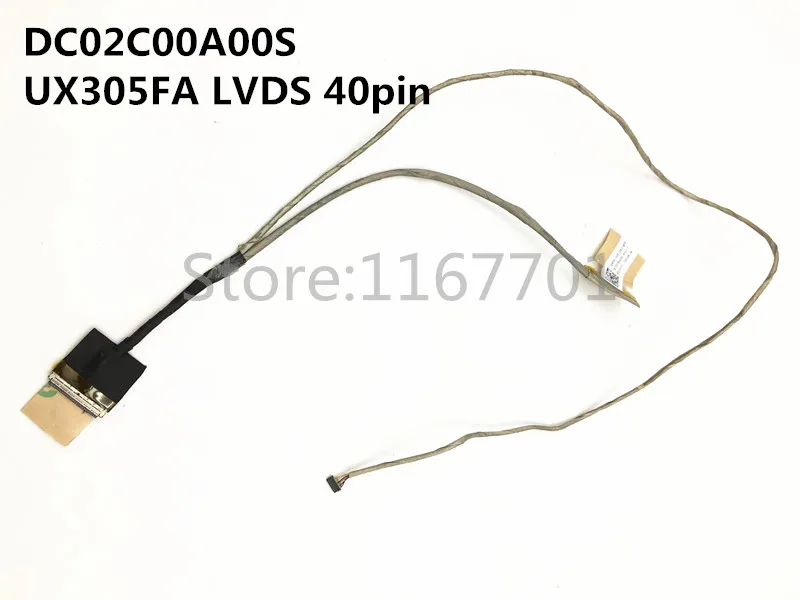 

New Original Laptop/Notebook LCD/LED/LVDS Cable for Asus zenbook UX305 UX305F UX305FA DC02C00A00S LVDS 40pin