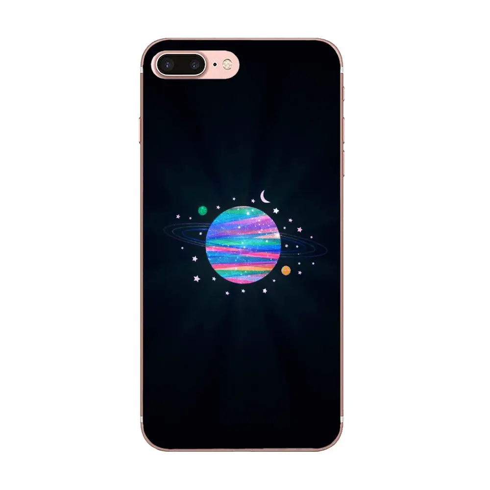 as picture Мягкий чехол из ТПУ с принтом "для Galaxy A3 A5 A7 On5 On7 Grand Альфа G850 Core2 Prime S2 I9082 окраска кожи «Moon Space» защелкивающаяся крышка - Цвет: as picture