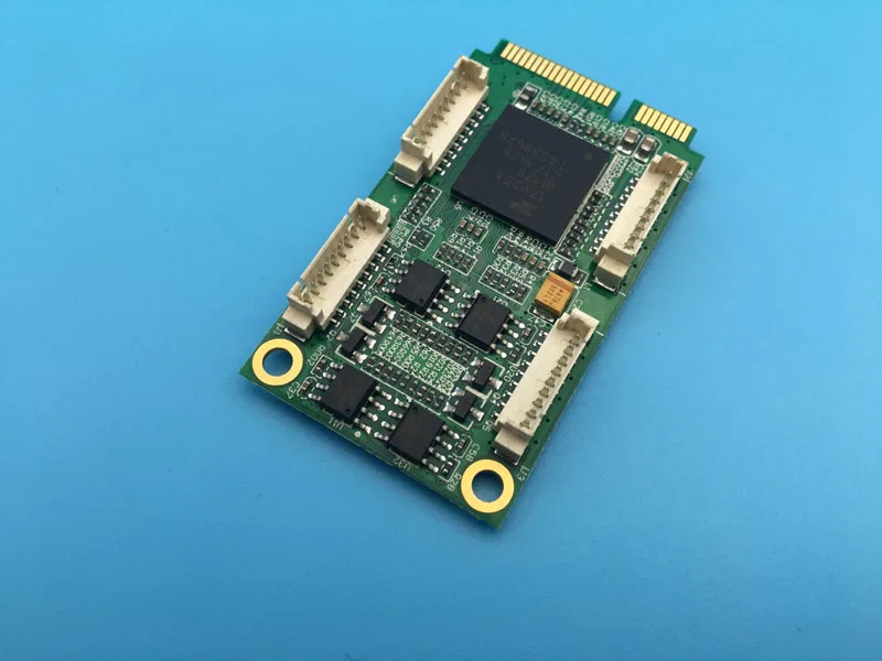 Мини PCI Express 4 Порты RS422 RS485 Контроллер промышленный Серийный адаптер DB9 контактный
