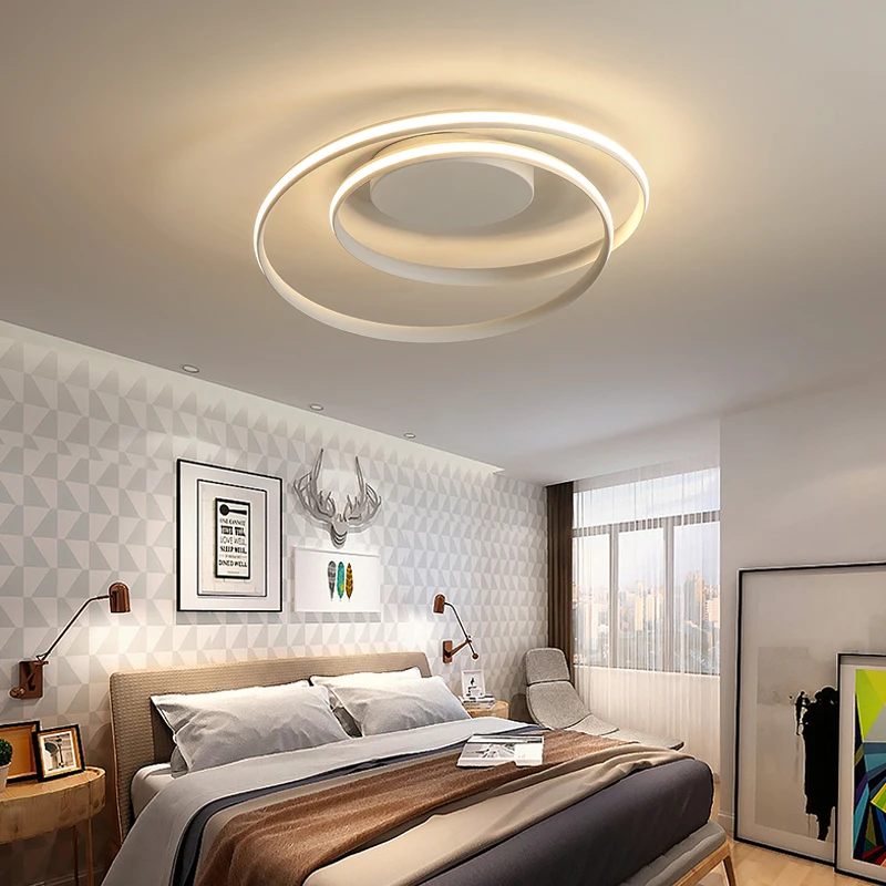 Современные светодиодные потолочные лампы из алюминиевого сплава для украшения