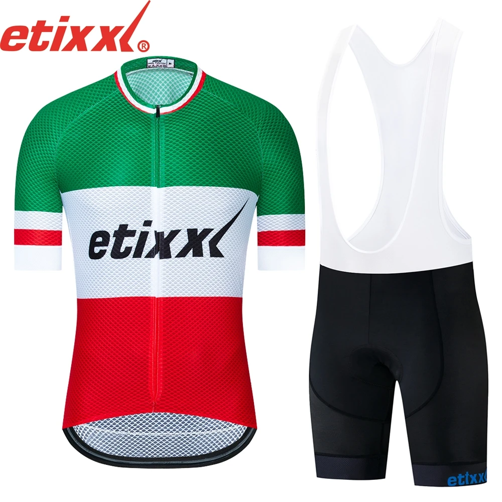 

ETIXXL 2022 Team Cycling Clothing /Road Bike Wear Racing Clothes Quick Dry Men's Cycling Jersey Set Ropa Ciclismo Maillot