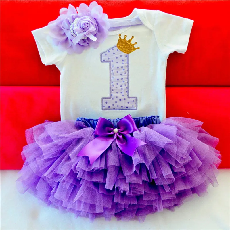 

Tutu Fluffy Cake Smash Dress for 1st Birthday Outfits Cotton Kids Baby Clothes Christening Dresses for Girls Baptism Cute Wear