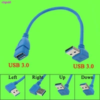usb3 0 extension cable rightleftupdown male to female data sync fast speed cord connector for laptop pc printer hard disk