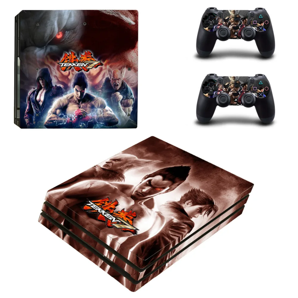 Игра Tekken 7 PS4 Pro кожи наклейки для Sony PlayStation 4 консоли и контроллеры Dualshock