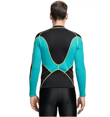 Мужская Неопреновая футболка с длинным рукавом для серфинга 2 мм|2mm wetsuit|wetsuit topsurf