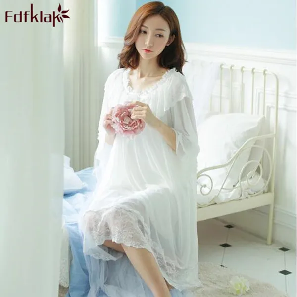 Ночная сорочка женская хлопковая брендовая одежда для сна ночная рубашка