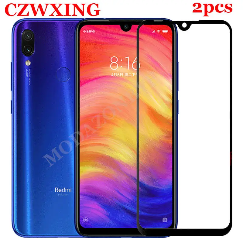 2 шт. для Redmi 7 закаленное стекло Xiaomi Защита экрана Redmi7 Note Note7 Pro полная крышка