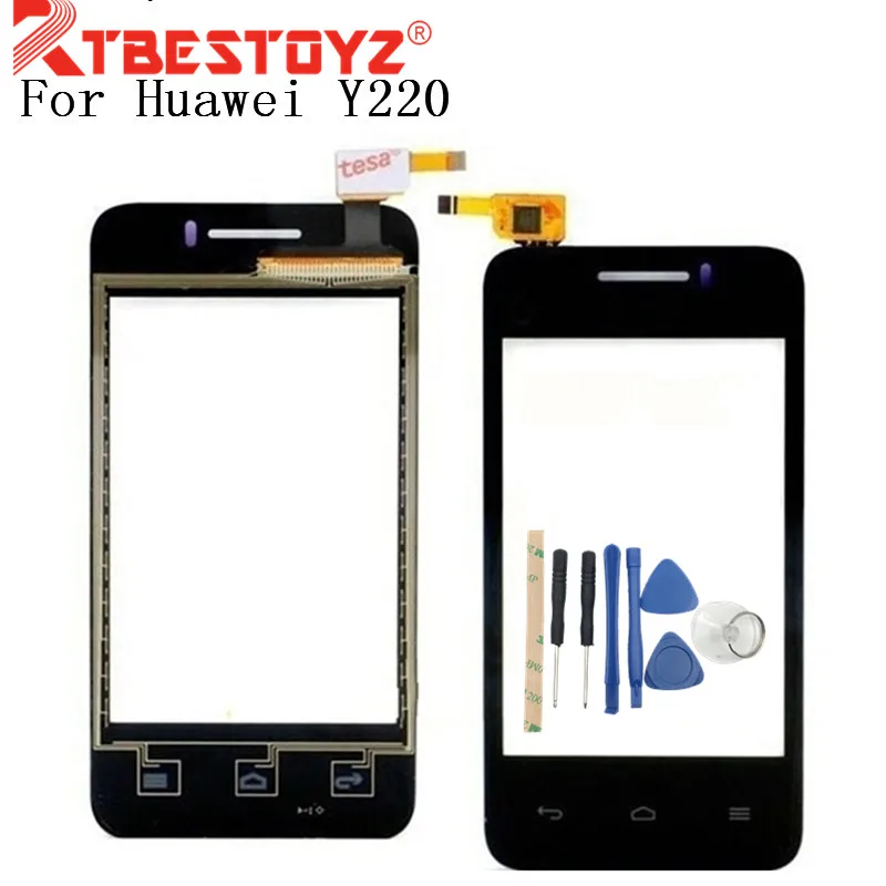 RTBESTOYZ высококачественный 3 5 &quotЧерный сенсорный экран Замена для Huawei Y220 сенсорная