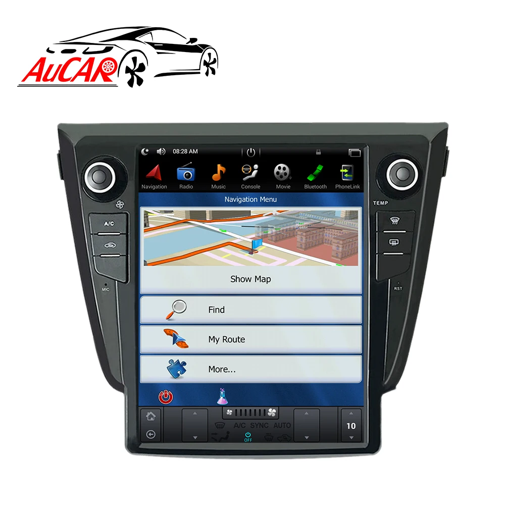 Tesla стиль Android 7,1 Автомагнитола gps навигация для NISSAN X-TRAIL стерео мультимедиа головное устройство