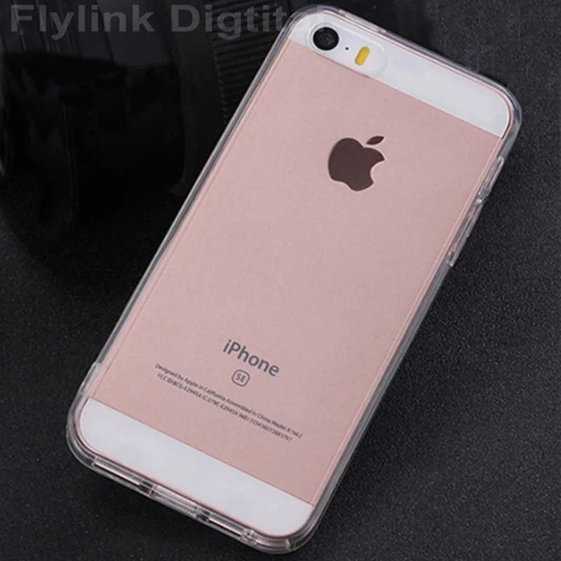 Прозрачный силиконовый Ультратонкий Мягкий чехол из ТПУ для iPhone 6 прозрачный