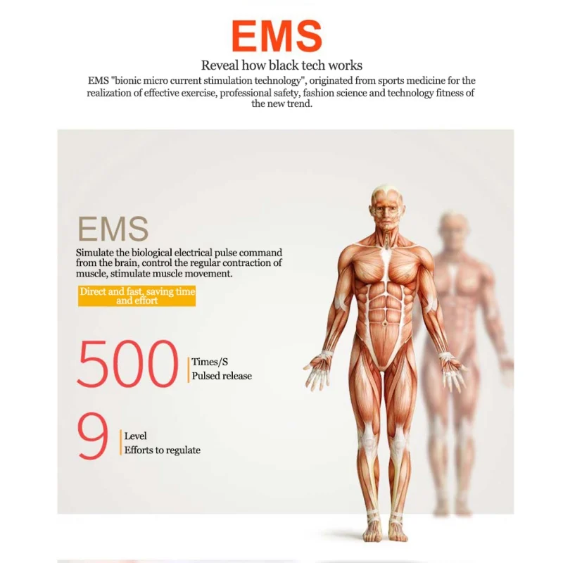 Электрический массажный стимулятор EMS ABS массажер для брюшной полости