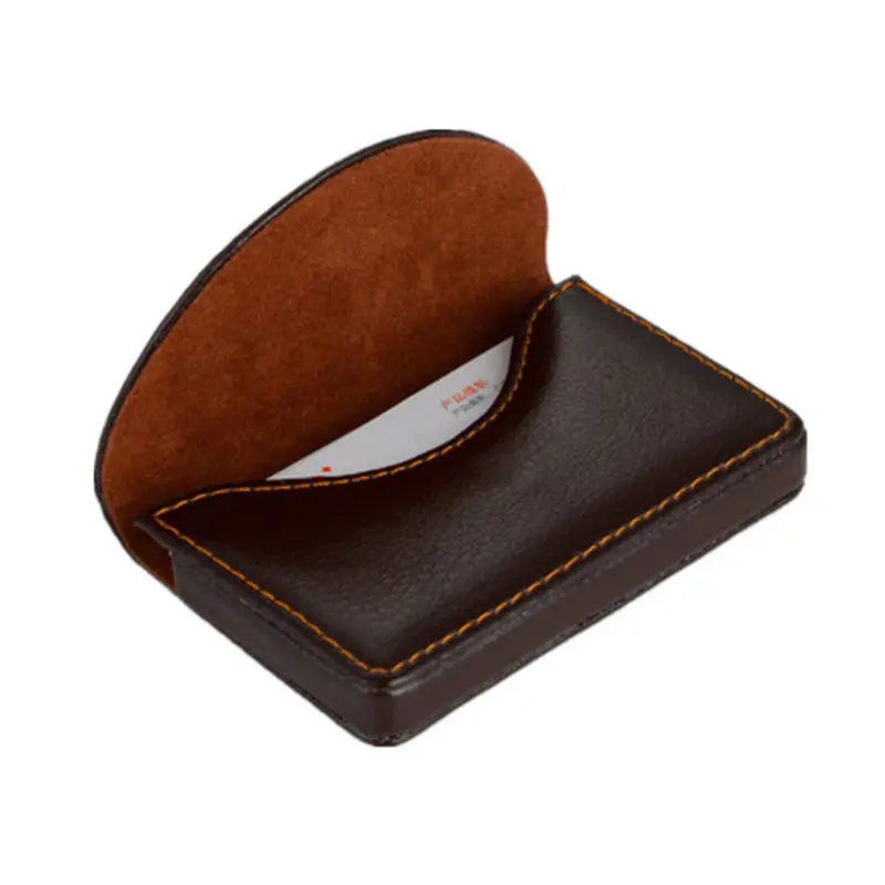 BYCOBECY 2020 Women And Men Business Name Card Holder Magnet Big Capacity Classic Style Box PU Fashion ID Case Wallet | Багаж и сумки