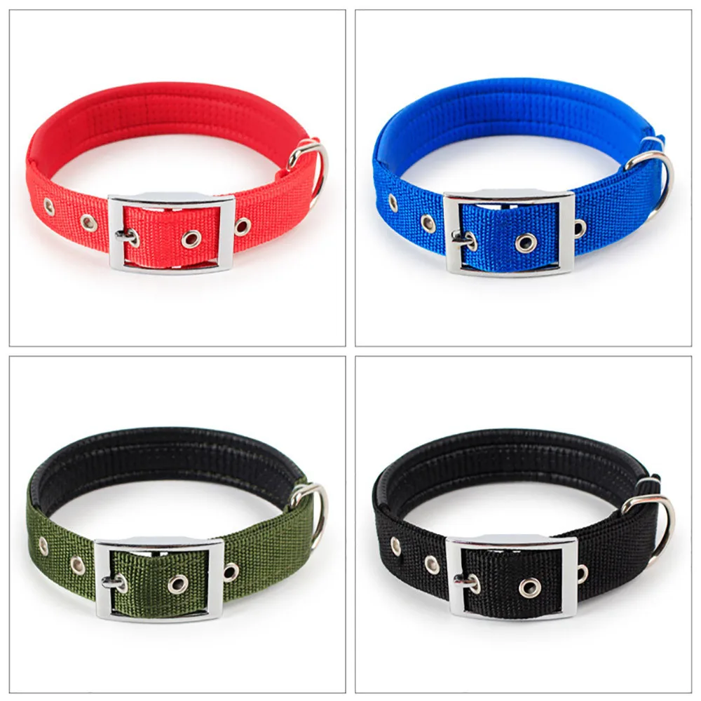Прямая поставка ошейник для собак Регулируемый шейный ремешок больших средних и