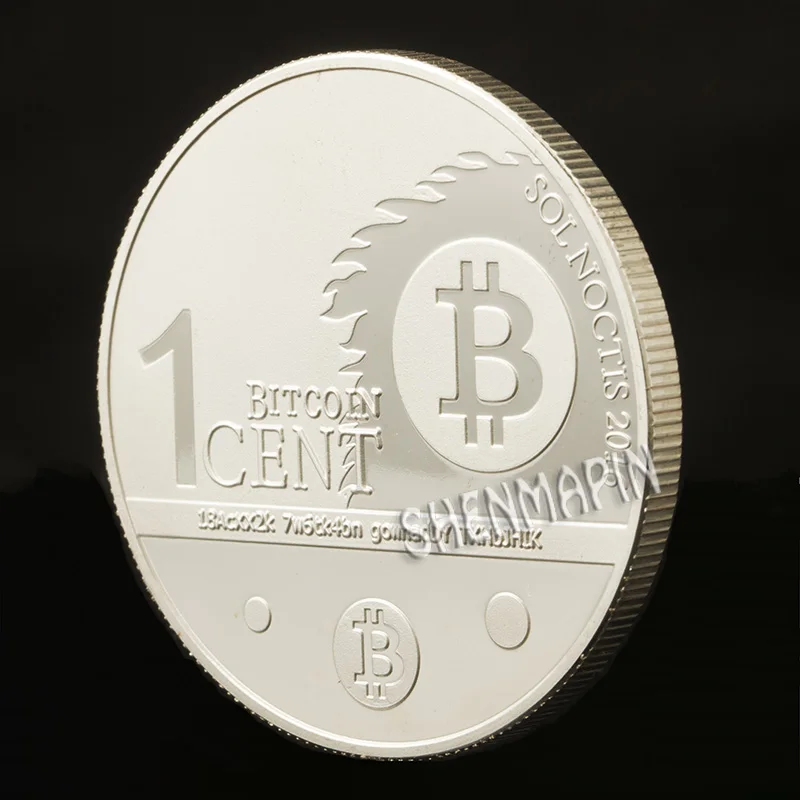 Сова памятная монета 999 Посеребренная Биткоин арт коллекционные монеты бит BTC металлическая медаль вызов монета Бизнес подарки
