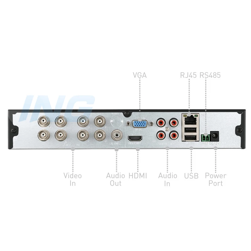 Камера видеонаблюдения Hybird DVR 8 каналов 1080N H.264 1080P NVR AHD 3 в 1|1080p nvr|8 channel ahd dvrahd dvr |
