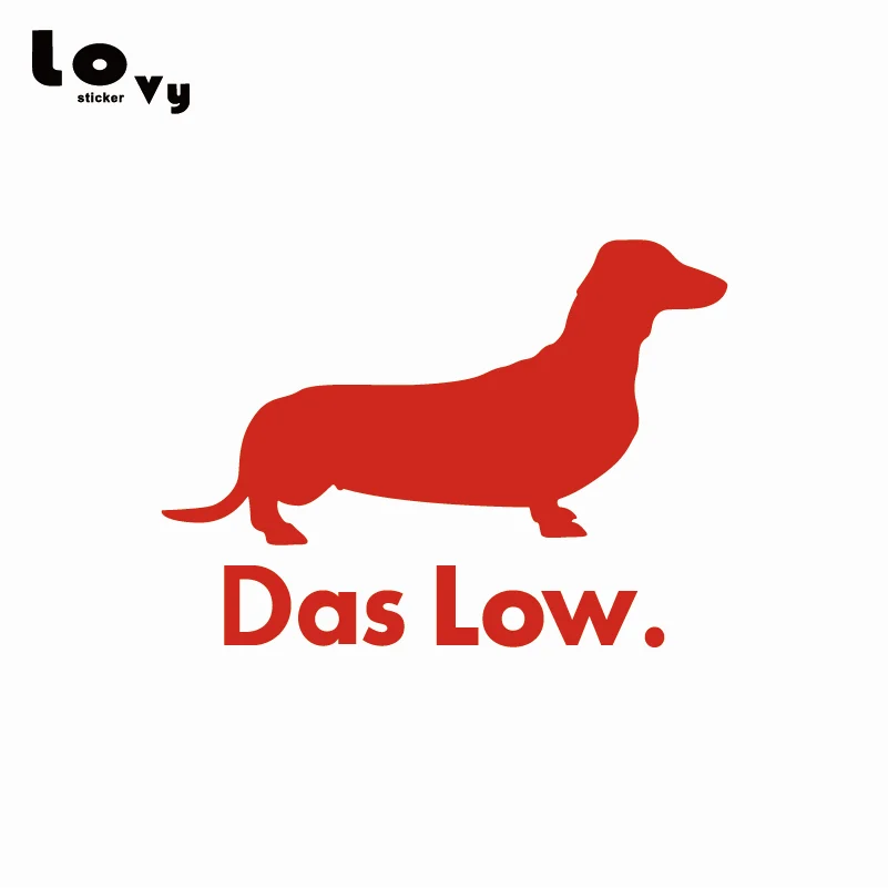 Das Low Dachshund Hound Dog виниловая забавная наклейка для автомобилей мультяшная на