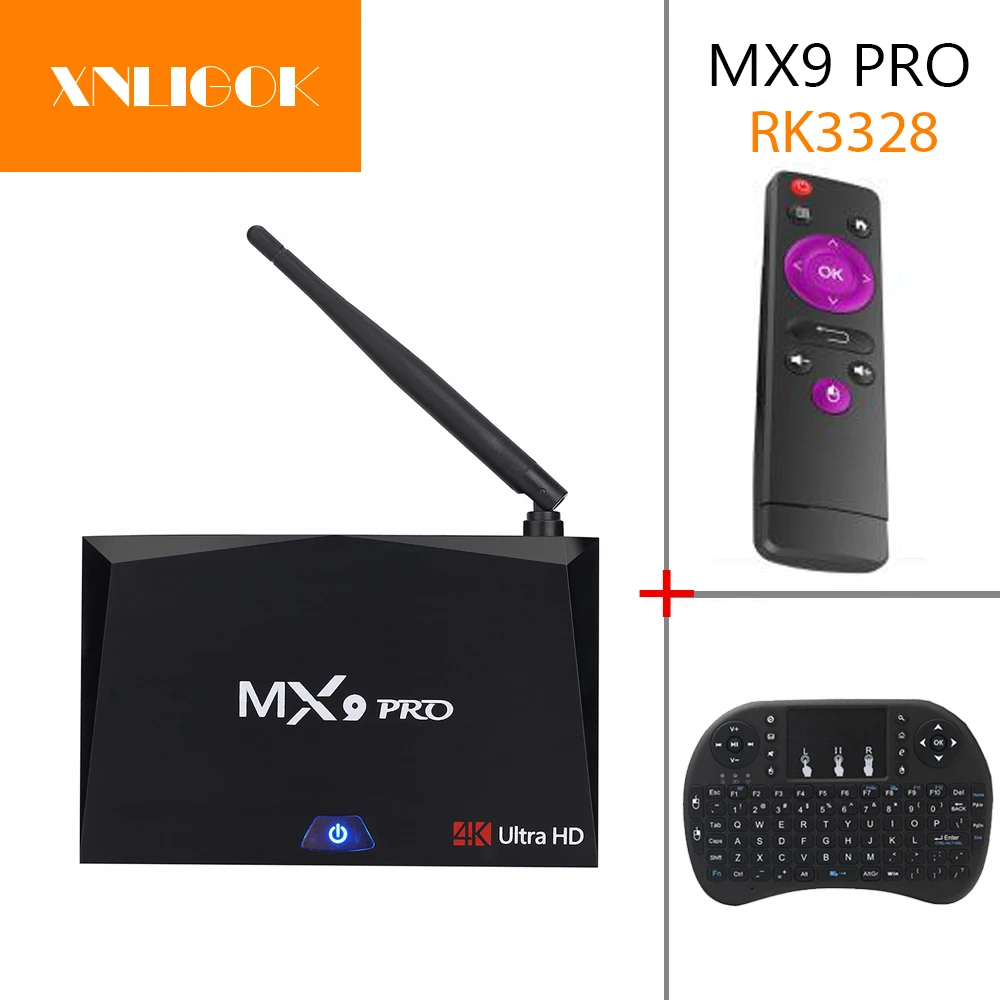 ТВ приставка MX9 Pro RK3328 64 битная поддержка TrueHD выход DTS четырехъядерный процессор 2
