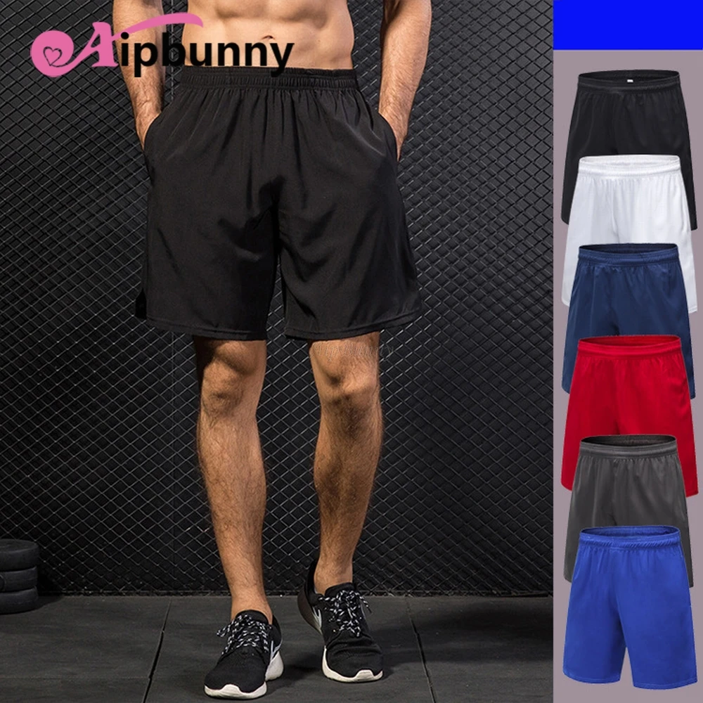 

Высококачественные быстросохнущие свободные спортивные шорты Aipbunny 2018 для мужчин, шорты для йоги, баскетбола, спортзала, фитнеса, бега, трен...