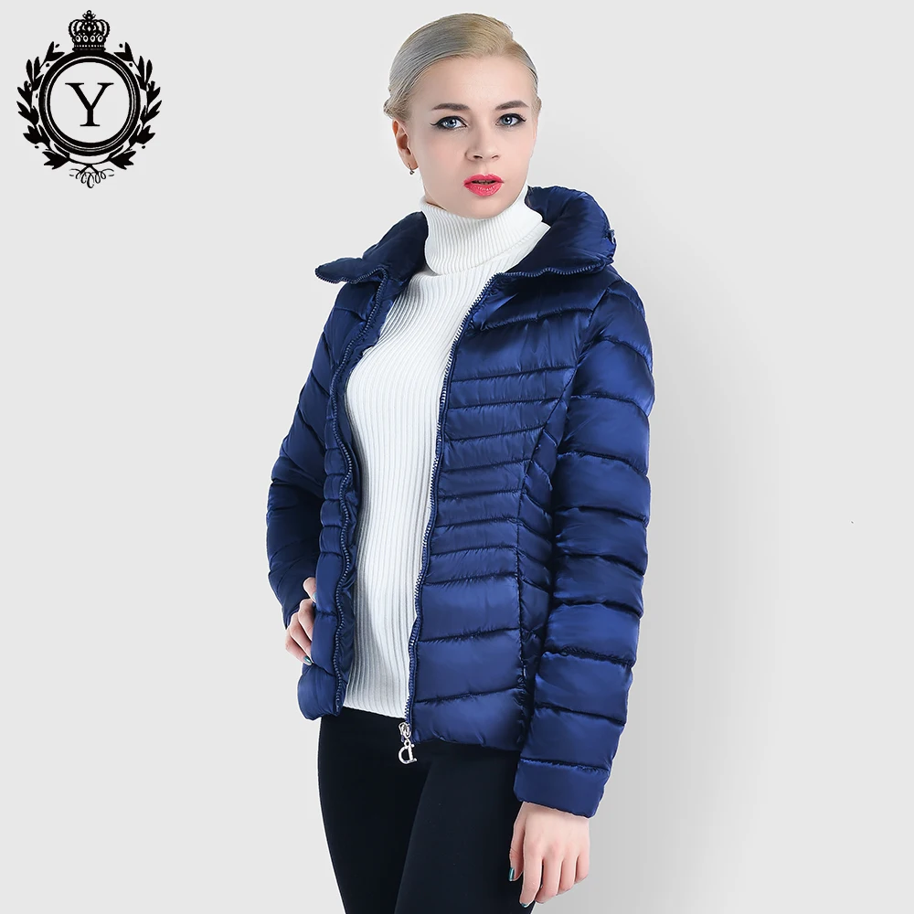 COUTUDI/оптовая продажа женской куртки зимняя одежда темно синие короткие женские