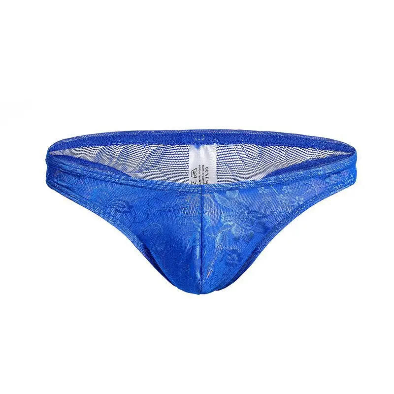 Сексуальное нижнее белье для мужчин кружевные прозрачные стринги модные мужские