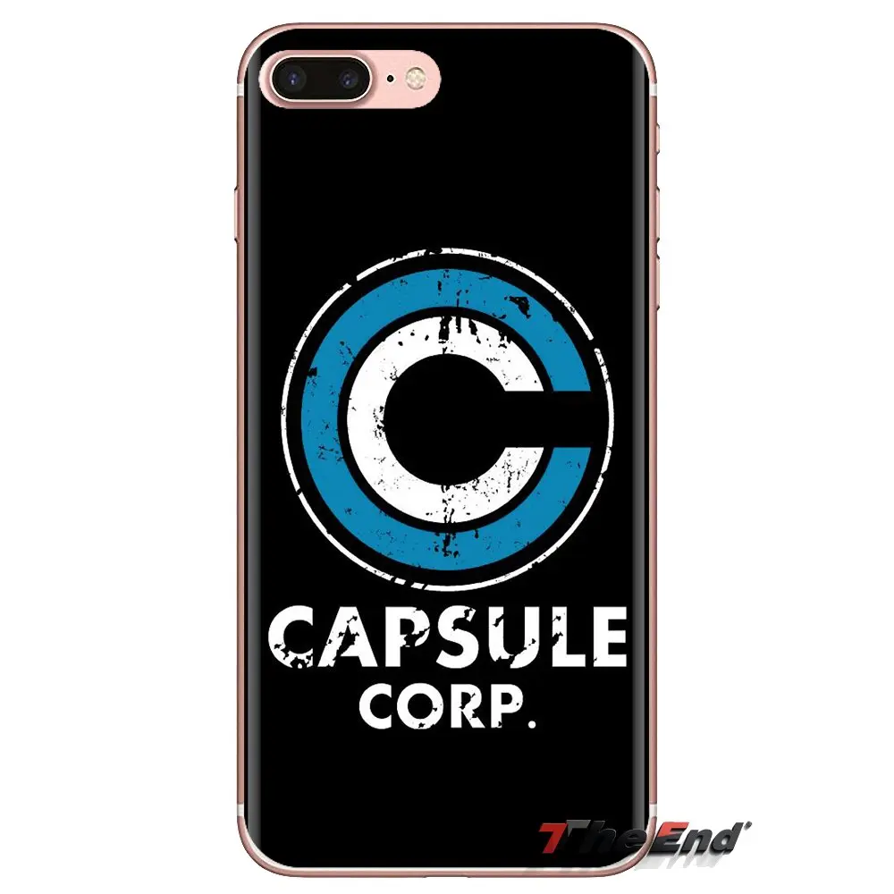 For Samsung Galaxy J1 J2 J3 J4 J5 J6 J7 J8 Plus 2018 Prime 2015 2016 2017 Dragon Ball Z Capsule Corp Logo TPU Transparent Covers |