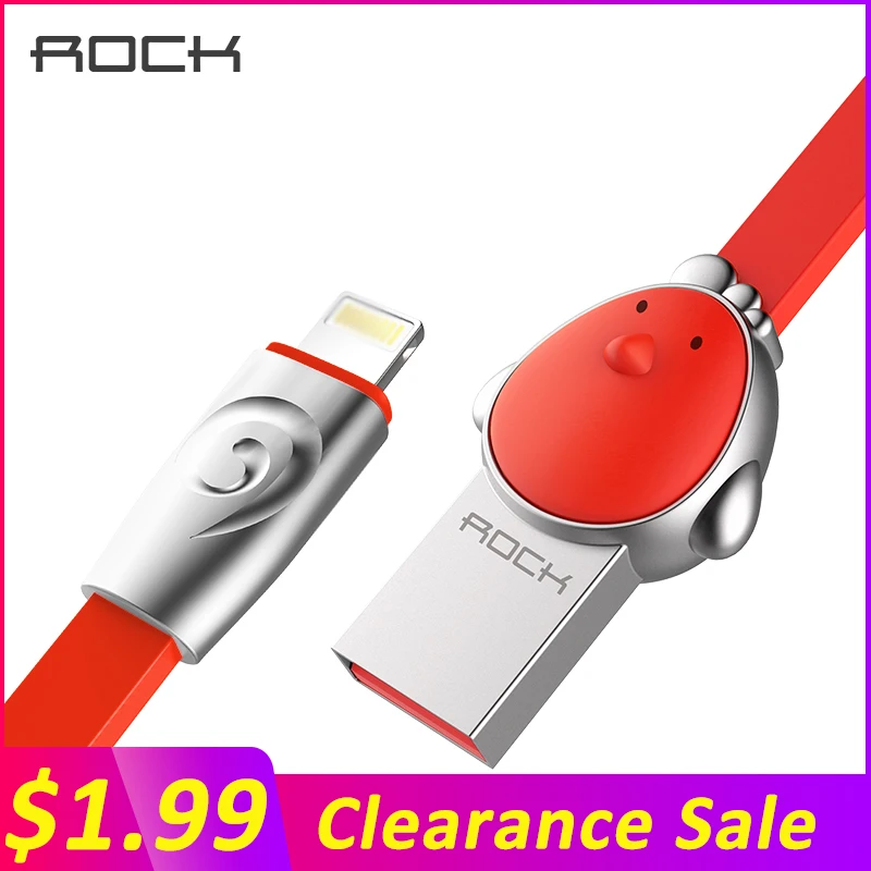 Рок освещение кабель для iPhone X м 1 цинковый сплав талисман USB синхронизации данных