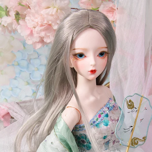 3 Estatrek DBS 1/3 карамельный цвет длинные волосы парик для BJD SD Куклы Фигурки DIY - Цвет: 3