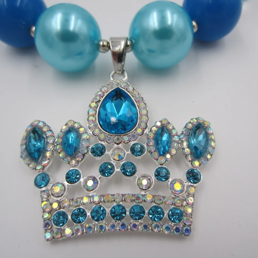 Принцесса Корона Эльзы кулон ожерелья ободки Ювелирные наборы для девочек