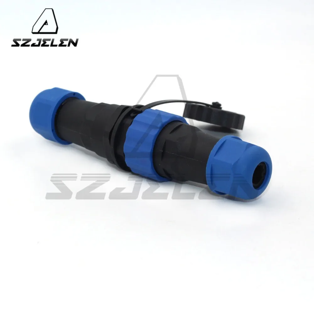 SD20 водонепроницаемый авиационный 2-контактный разъем для промышленного кабеля