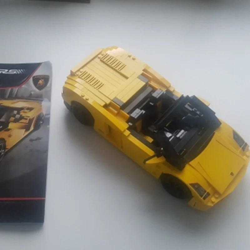 Серый Лего technic Creator синий автомобиль 1193 шт. Модели Строительные наборы игрушки для детей Совместимые городские автомобили Строительные наборы подарки - Цвет: Серый