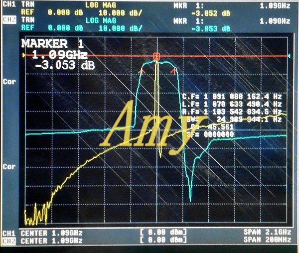 1090 МГц ADS-B ленточная пила фильтр, интерфейс SMA