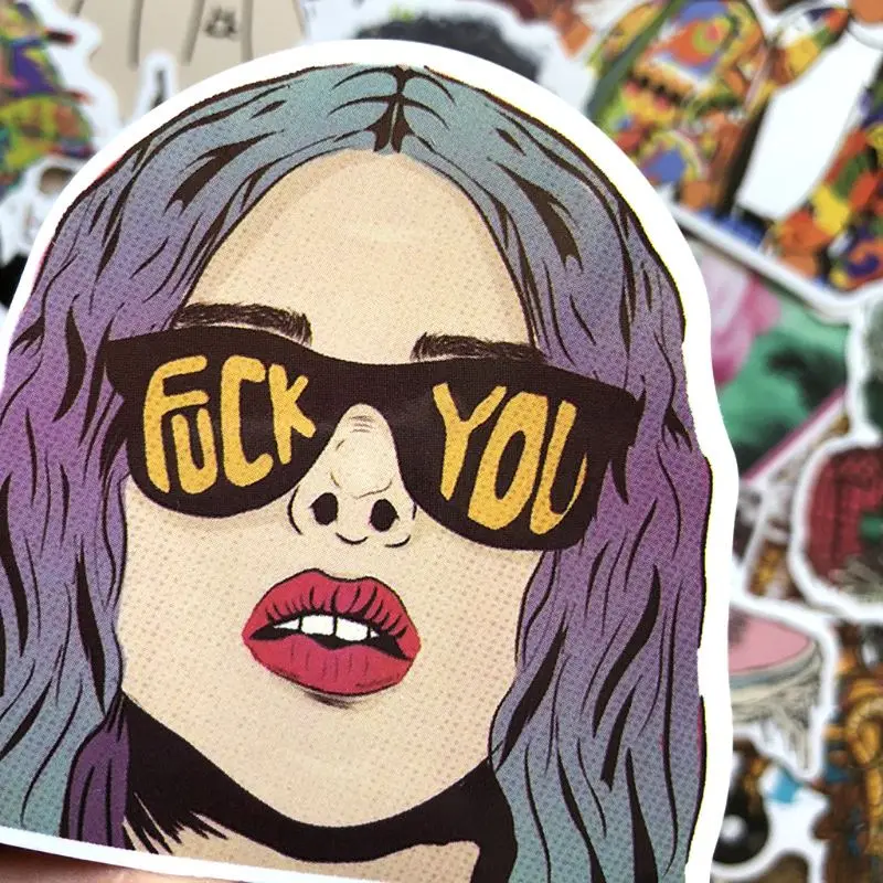 48 шт. хип хоп бумага для граффити наклейка путешествий ручная учётная запись записная книжка чехол телефона