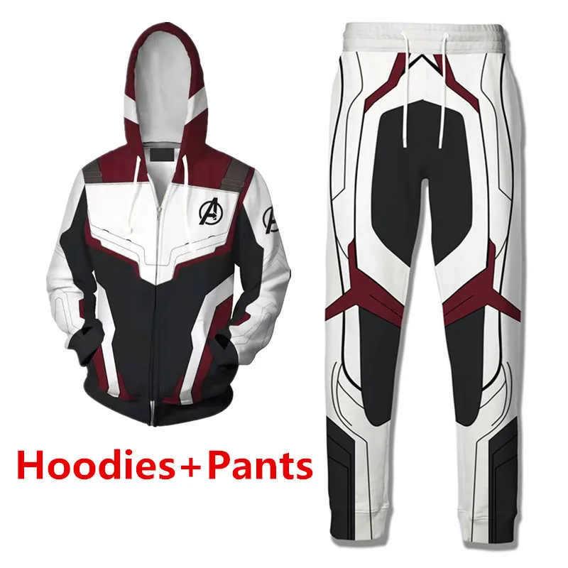 Hoodies pant Мстители, конечная игра, квантовое царство, 3D принт, толстовки, толстовка, супергерой, Капитан Америка, Железный человек, пальто, куртка, Тони, толстовка STARK Pant - Цвет: Hoodies pant