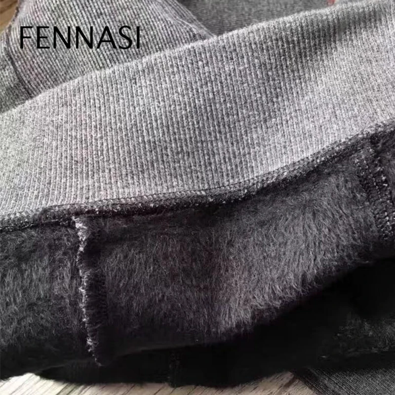 FENNASI Осенние зимние вертикальные полосатые теплые колготки для женщин толстый
