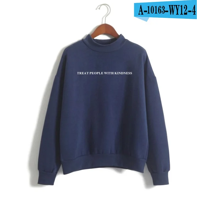 GL navy blue Harry Styles, Женская толстовка, для лечения людей с добротой, водолазка, толстовки, унисекс, Tumblr, с буквенным принтом, спортивный костюм - Цвет: GL navy blue