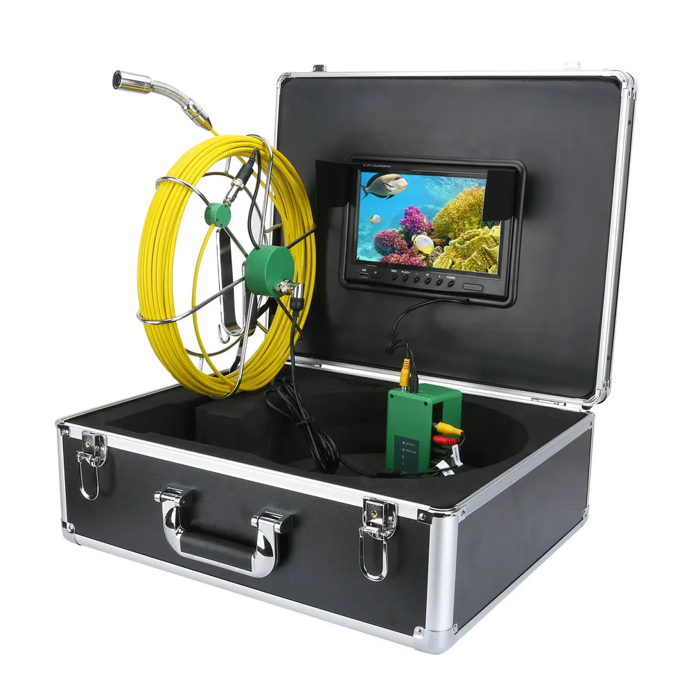 9 &quotLCD DVR Труба инспекции видео эндоскоп камера 20 м 30 40 50 Водонепроницаемая