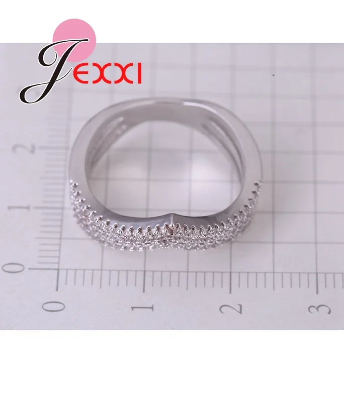 

New Design Unique Style Three-layers Trendy 925 Sterling Silver Ring For Men Women Finger Anel Fashion Engagement Jewelry