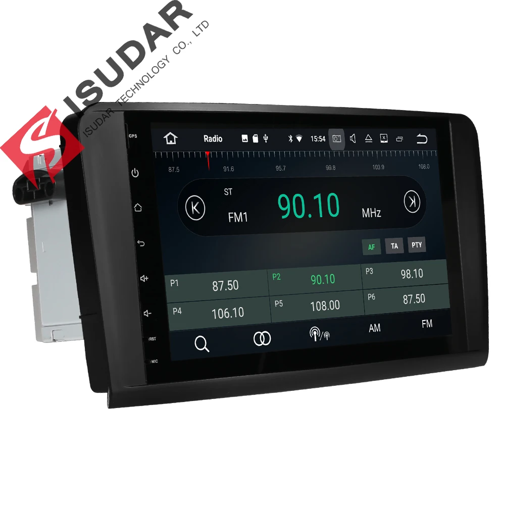 Isudar Автомагнитола 1 Din с 9 Дюймовым Экраном на Android 8.0 Для Автомобилей Mercedes/Benz