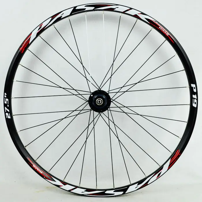 27.5 black hub red 2" 29" 27,5 дюймов 32 отверстия дисковый тормоз Горный велосипед задние колеса шесть отверстий Центральный замок MTB велосипед задние колеса 4 герметичные подшипники - Цвет: 27.5 black hub red