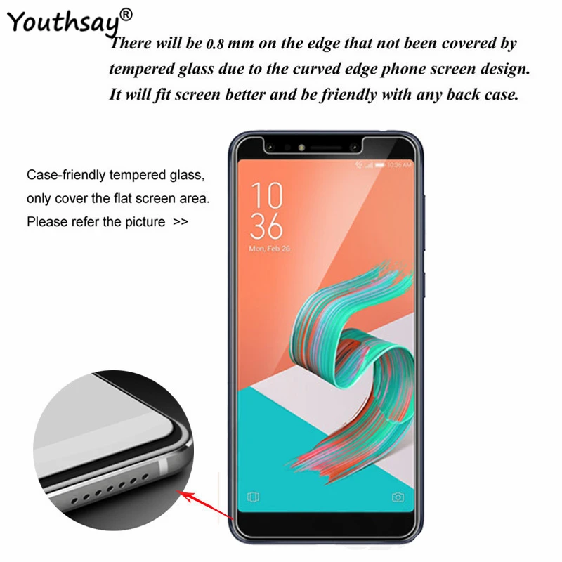Защита экрана Asus Zenfone 5 Lite ZC600KL закаленное стекло для Для ZenFone (ZC600KL) | Мобильные