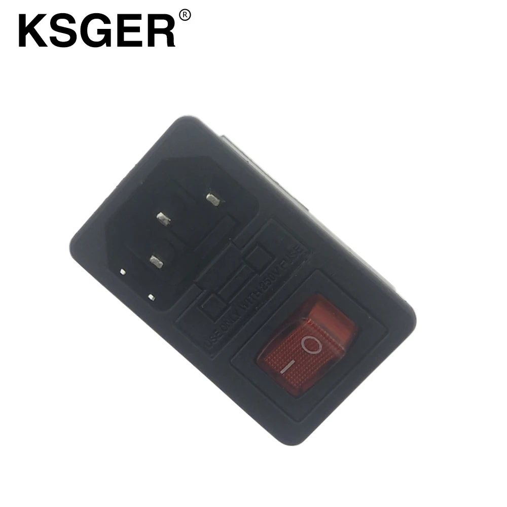 KSGER алюминиевый черный корпус чехол для T12 STC LED контроллер температуры DIY наборы